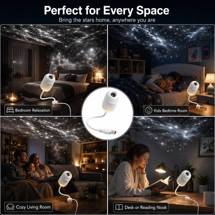 USB Ceiling Moon Earth Projection