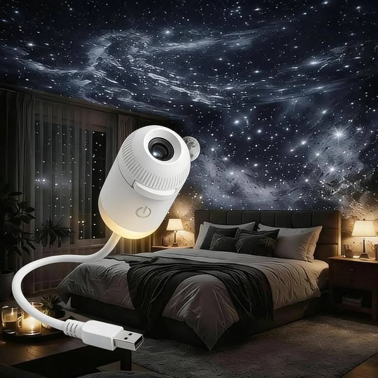 USB Ceiling Moon Earth Projection