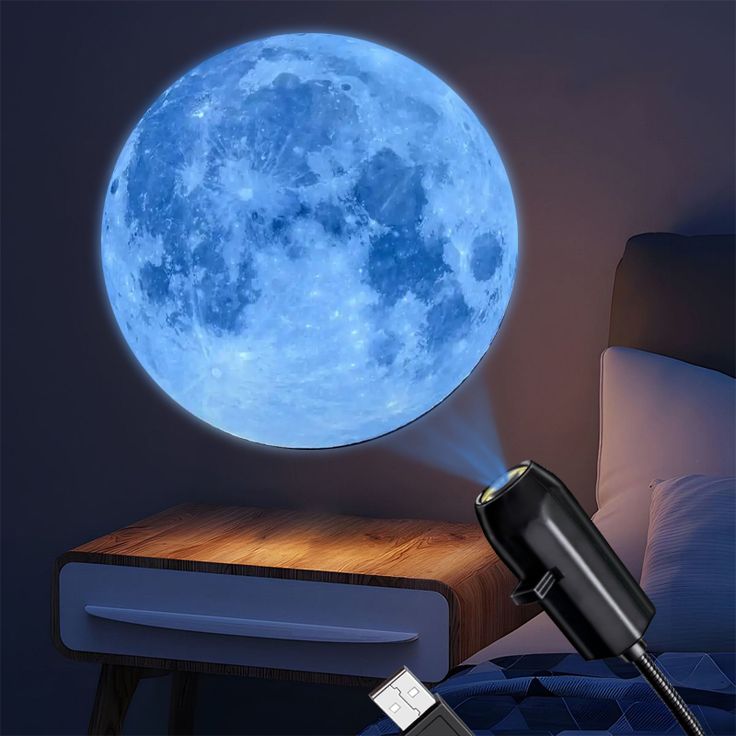 USB Ceiling Moon Earth Projection